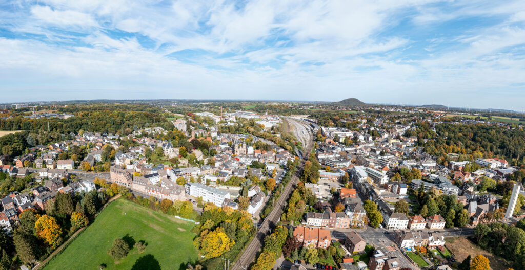 Luftbild Panorama über Herzogenrath